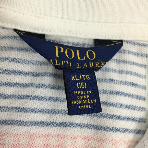 Girls Polo Ralph Lauren Patchwork Cottagecore T Shirt Dress Size Xl(16) - Picture 3 of 10